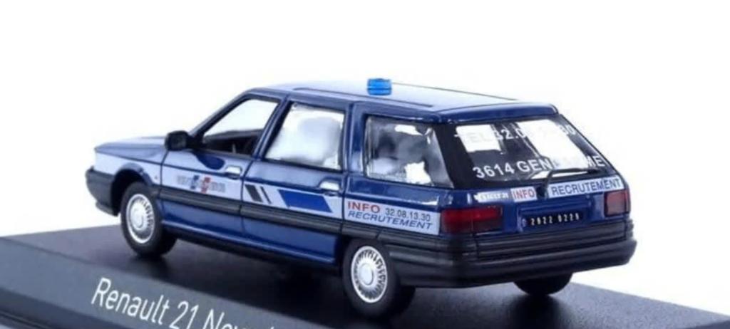 Renault 21 Nevada 1992 Gendarmerie werving 1/43 NOREV 512139, Hobby en Vrije tijd, Modelauto's | 1:43, Verzenden, Nieuw, Auto