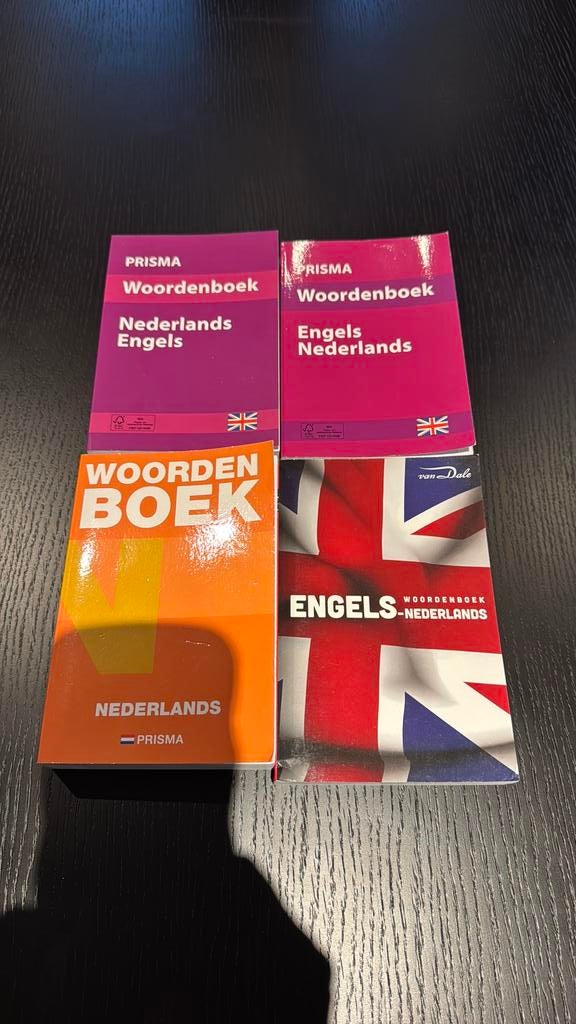 4 woordenboeken prisma en van Dale nederlands engels, Ophalen of Verzenden, Zo goed als nieuw, Van Dale, Engels