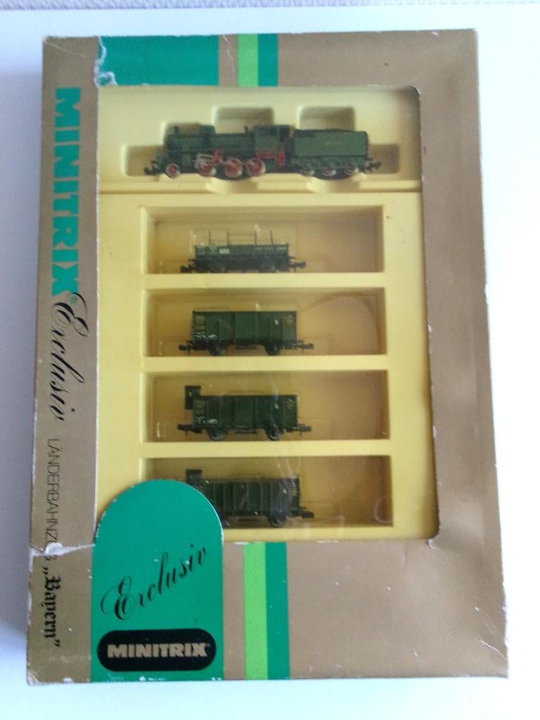 Minitrix Exclusiv 51 1029 00 Länderbahnzug Bayern (in ovp), Trix, Ophalen of Verzenden, Zo goed als nieuw, Analoog