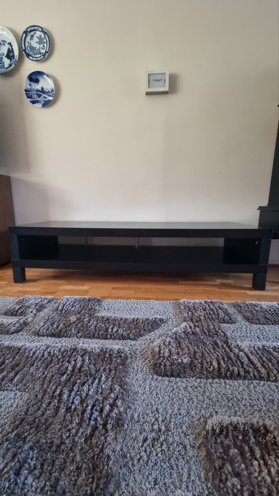ikea tv meubel zwart/bruin, Ophalen, 25 tot 50 cm, 100 tot 150 cm, Minder dan 100 cm