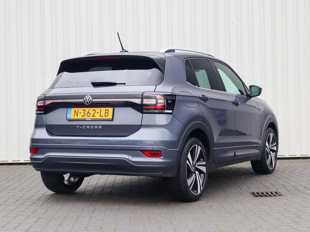 Volkswagen T-Cross 1.0 TSI 110pk R-Line | Apple Carplay/Andr, Auto's, Voorwielaandrijving, 12 maanden, T-Cross, Gebruikt