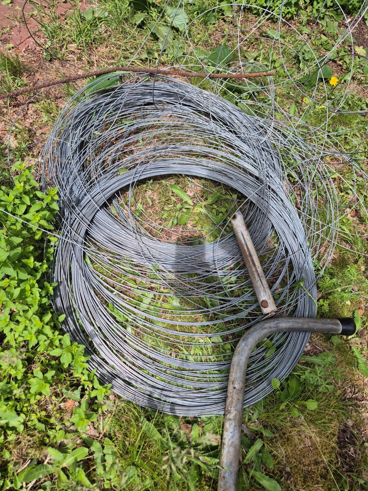 Gladde draad - Diverse lengtes beschikbaar, Ophalen of Verzenden, Gebruikt, 20 meter of meer, Draad