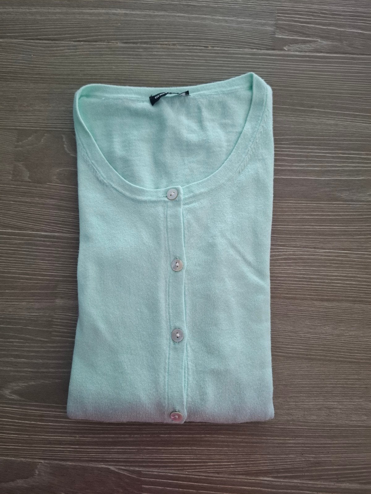 Gerry Weber vestje Grijs & Aquablauw, Maat 38/40 (M), Ophalen of Verzenden, Zo goed als nieuw, Grijs