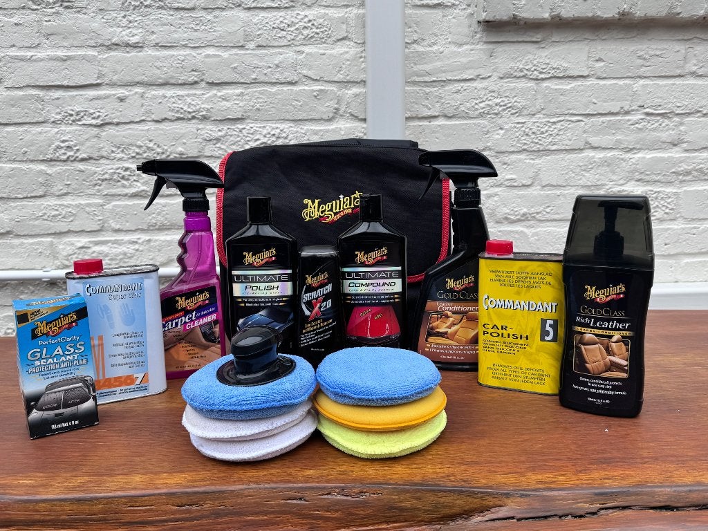 Meguiar’s & Commandant Autopoetsset (11-delig) ALLES NIEUW!, Ophalen of Verzenden