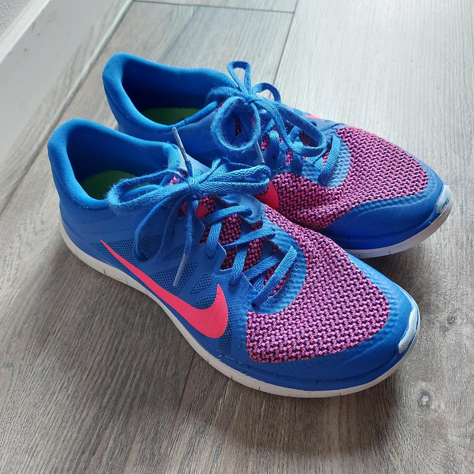 Nike Free sneakers blauw/roze - Maat 40.5, Kleding | Dames, Blauw, Nike, Ophalen of Verzenden, Sneakers of Gympen