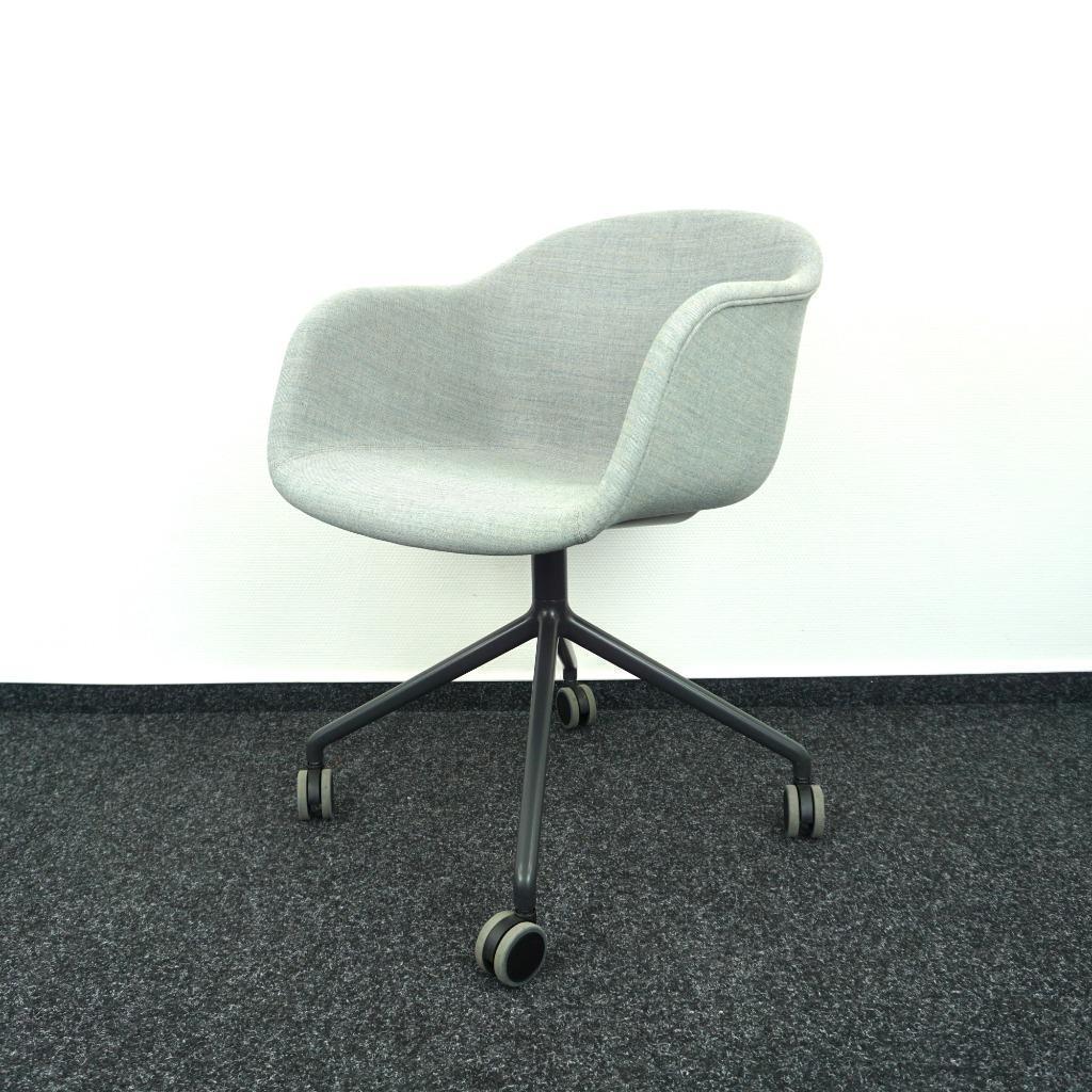Muuto Fiber Vergaderstoelen | Blauw/Groen Gemêleerd, Huis en Inrichting, Stoelen, Gebruikt, -, Blauw, -