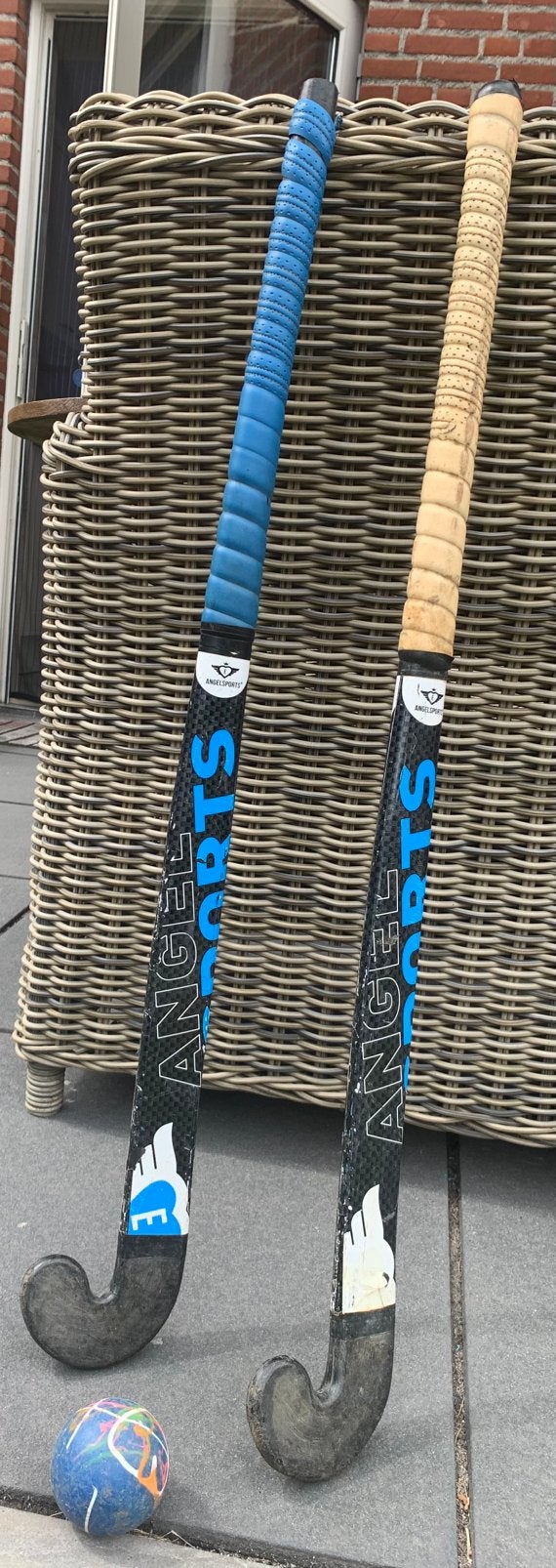 Hockeystick - twee stuks incl bal, Ophalen, Gebruikt, Stick