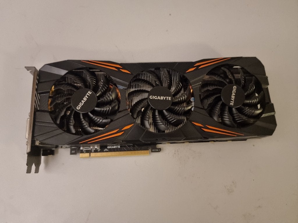 Gigabyte gtx 1070ti windforce, PCI-Express 3, Gebruikt, HDMI, Ophalen of Verzenden