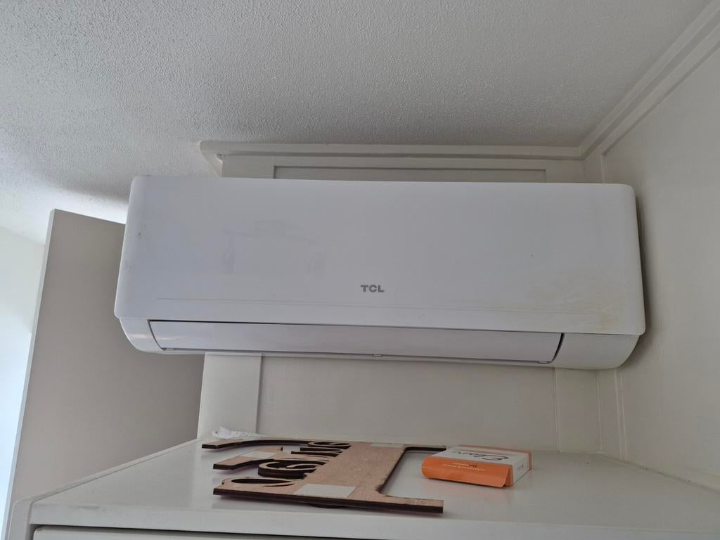 TCL airco, Witgoed en Apparatuur, Airco's, Gebruikt, Wandairco, 3 snelheden of meer, Koelen en Ontvochtigen, Verwarmen, Afstandsbediening