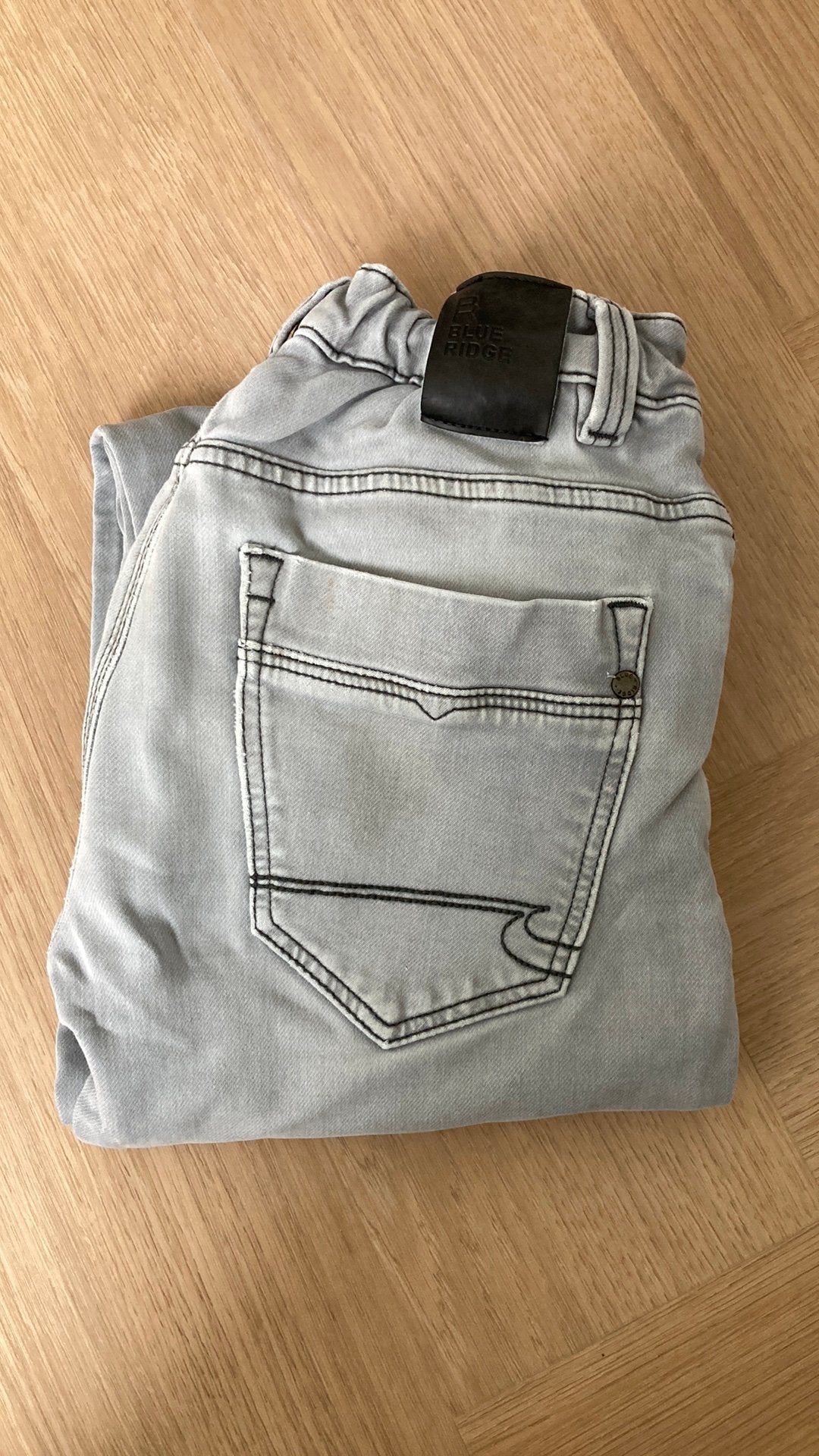 Blue Ridge lichtgrijze spijkerbroek maat 164 model Slim fit, Ophalen of Verzenden, Zo goed als nieuw