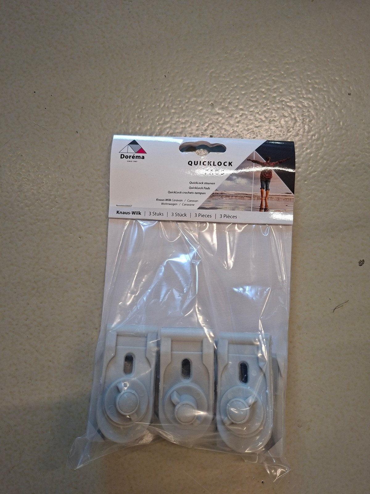 Dorema Quicklock Pads - 3 stuks - Nieuw, Ophalen of Verzenden, Nieuw