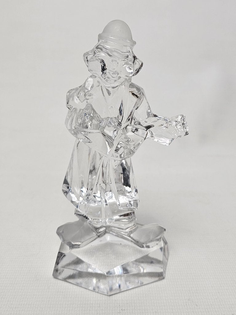 # Kristallen clown beeldje van glas model 1, Ophalen of Verzenden, Gebruikt, Fantasy
