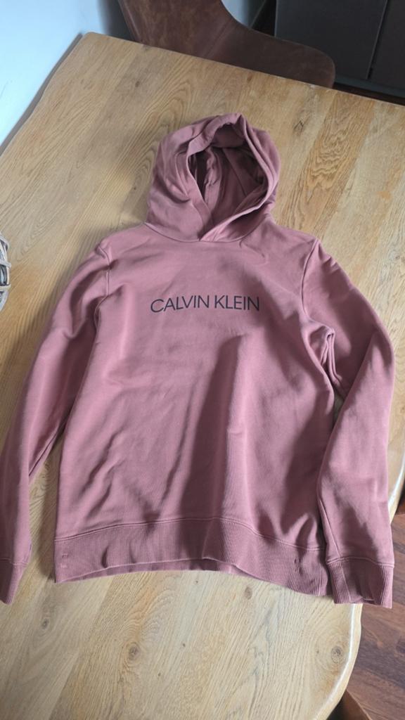 Leuke Calvin Klein jongens trui met capuchon maat 170, Kinderen en Baby's, Kinderkleding | Maat 170, Ophalen of Verzenden, Gebruikt