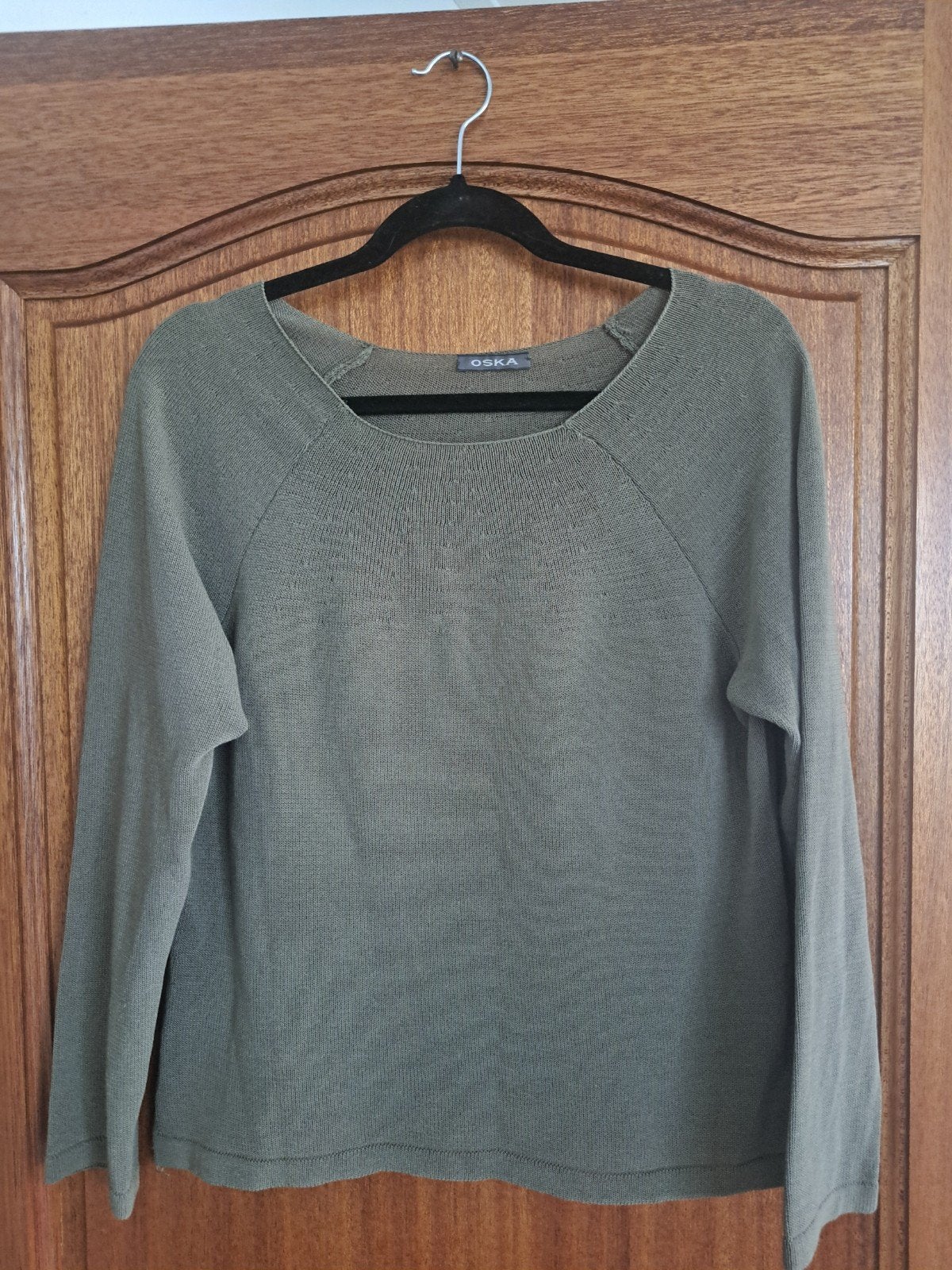 OSKA Pullover Alma - Groen, Maat M, Maat 38/40 (M), OSKA, Ophalen of Verzenden, Zo goed als nieuw