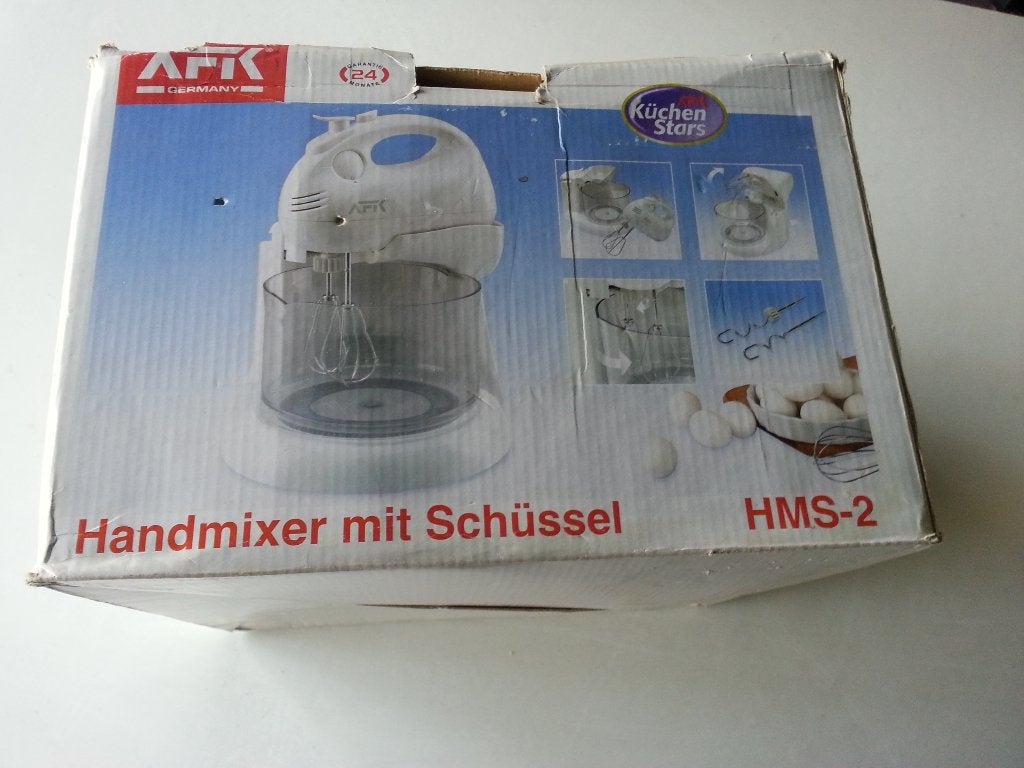 Nieuwe keuken handmixer met schotel, Ophalen of Verzenden, Nieuw