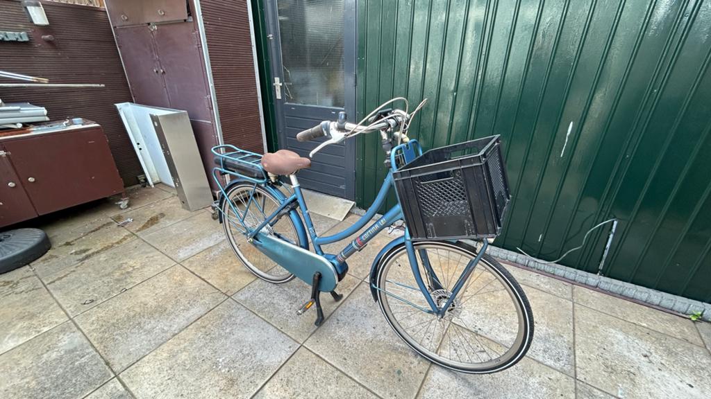 Blauwe Elektrische Cortina Fiets, Ophalen, Gebruikt, Cortina