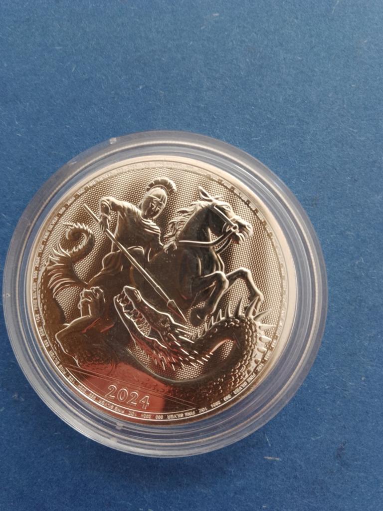 St George and the dragon 2024 1 oz zilver, Ophalen of Verzenden