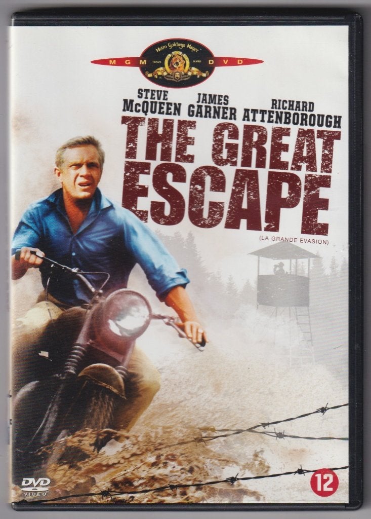 The Great Escape ( Steve McQueen / James Garner ), Alle leeftijden, Verzenden, Zo goed als nieuw, Nederlands