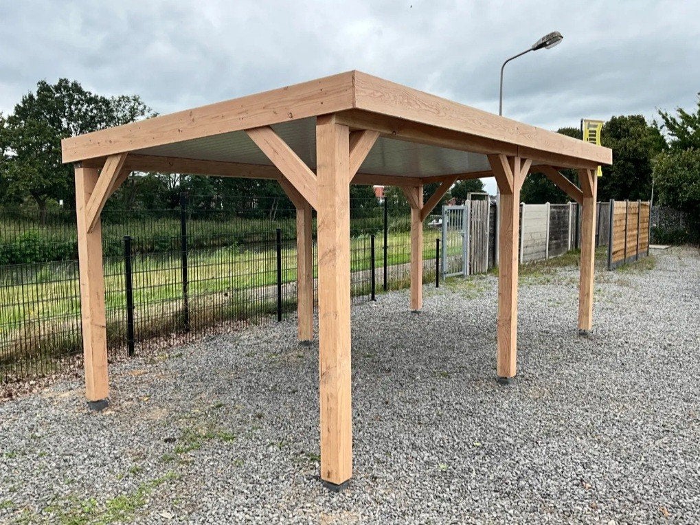 Nieuwe Douglas overkapping 9x3m - compleet bouwpakket, Ophalen of Verzenden