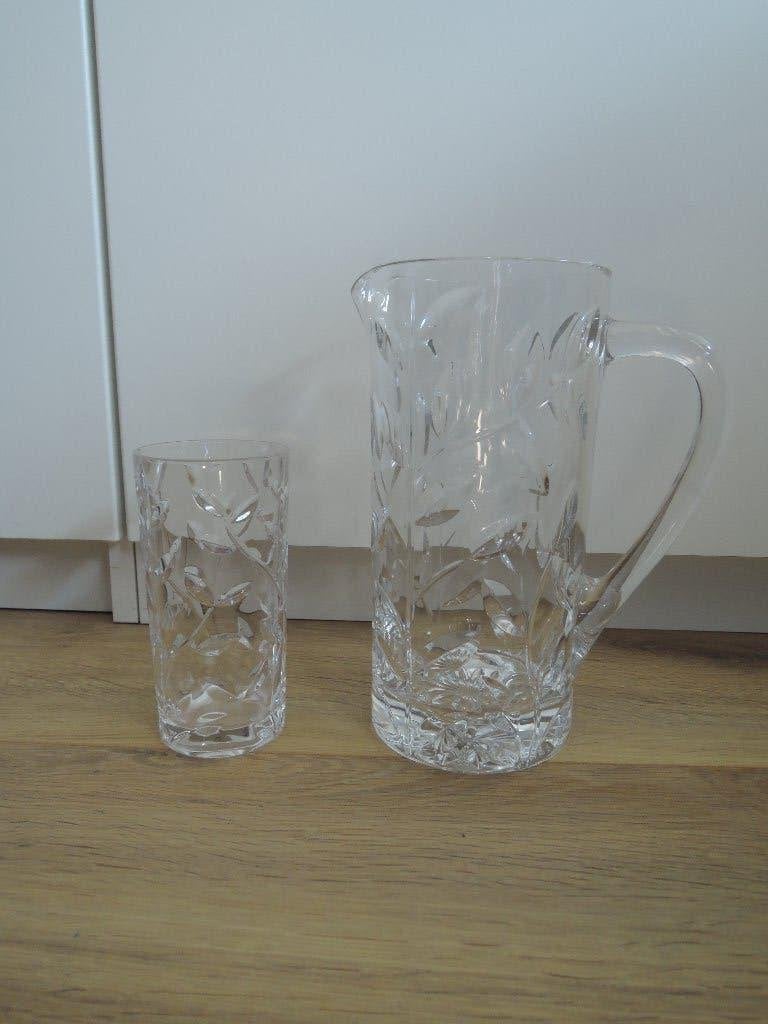Prachtige karaf (water) van kristal RCR Italie, Ophalen of Verzenden