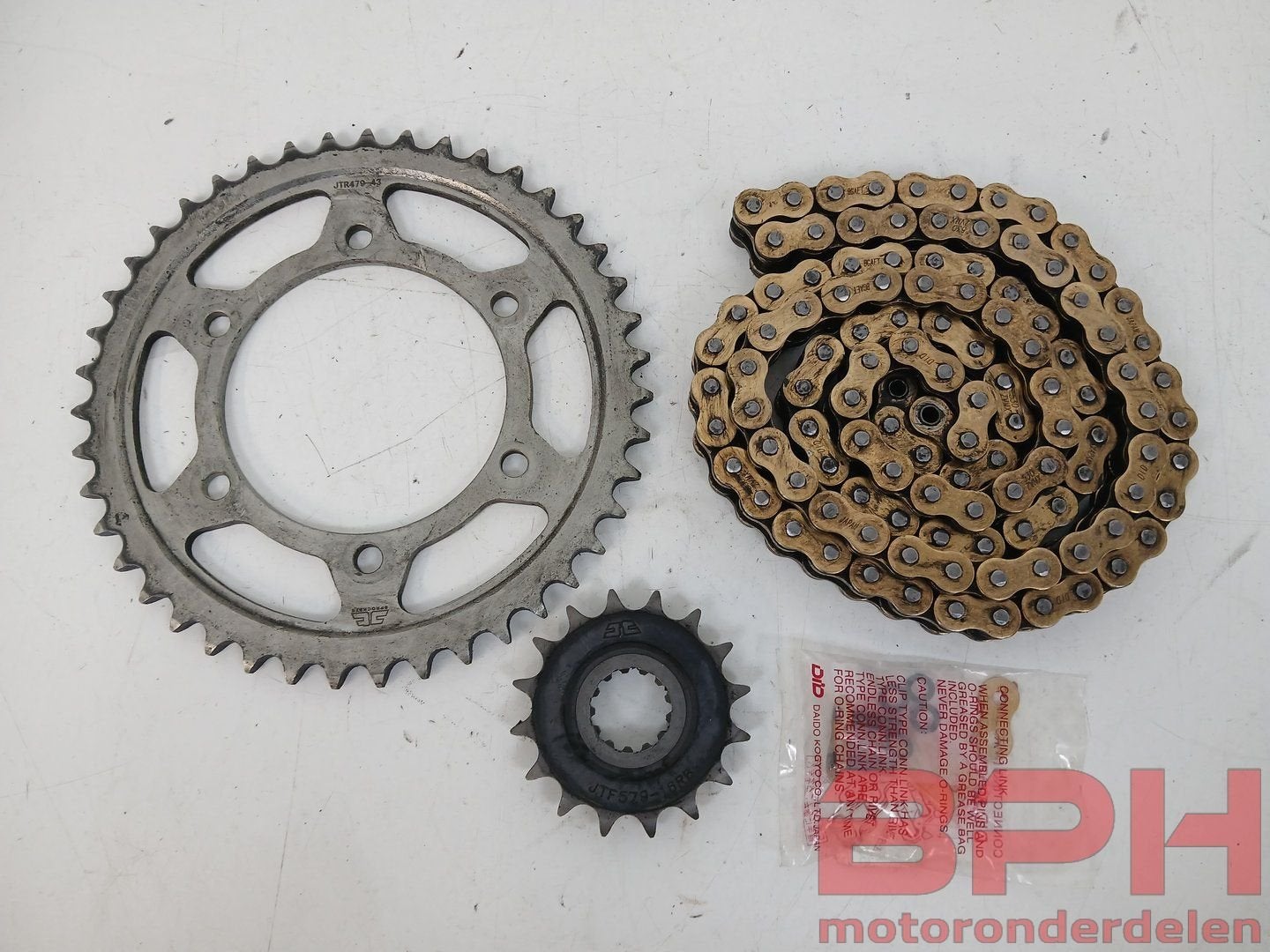 Kettingset Yamaha YZF R1 1998 - 2003 YZF-R1 ketting tandwiel, Motoren, Gebruikt, -, -, Ophalen of Verzenden