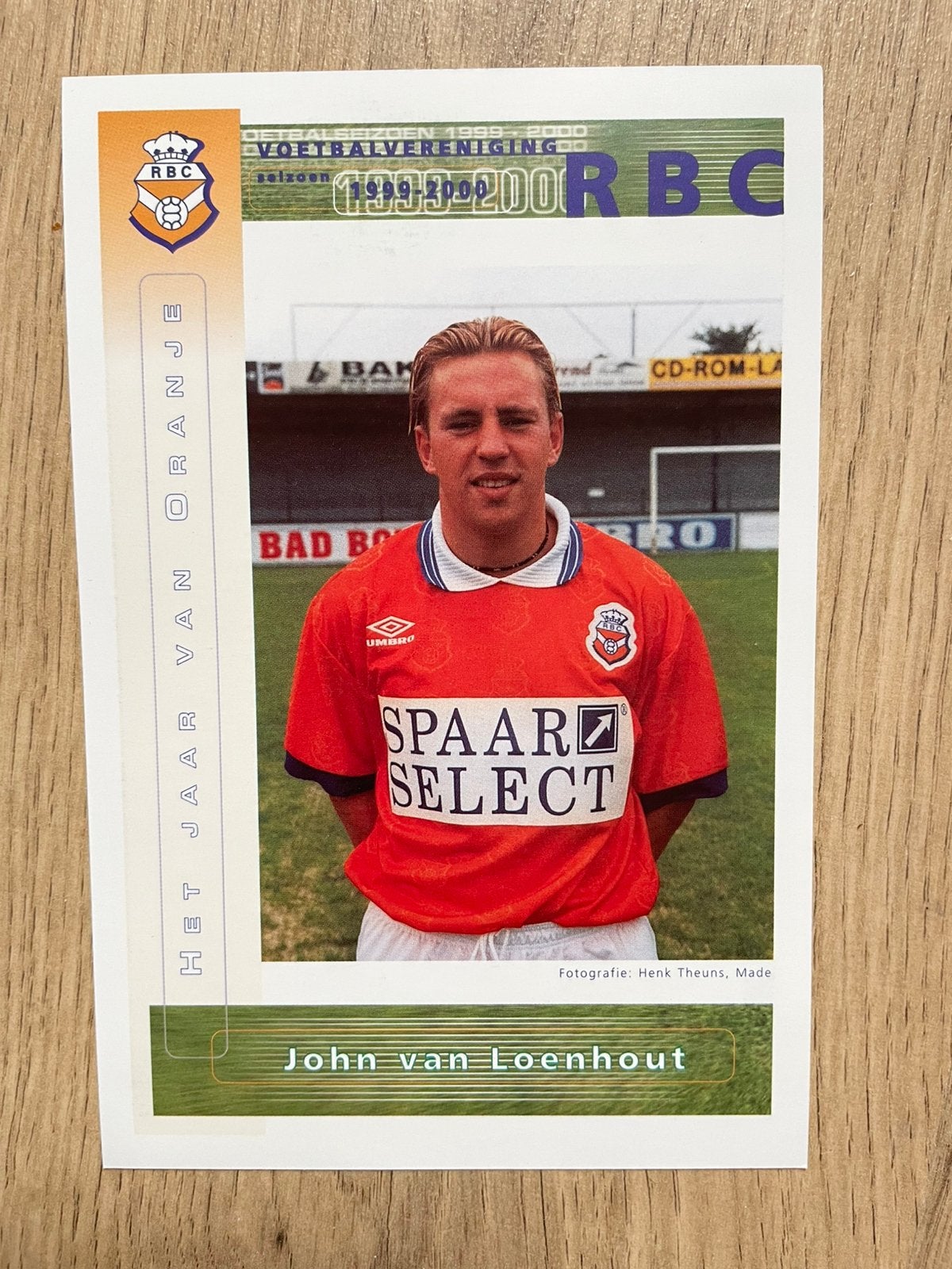 Fotokaart John van Loenhout (RBC Roosendaal) ., Ophalen of Verzenden, Nieuw, Buitenlandse clubs, Spelerskaart