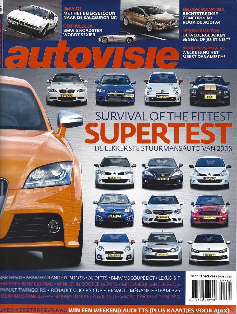 Autovisie Supertest 2008, Ophalen of Verzenden, Gelezen, Algemeen