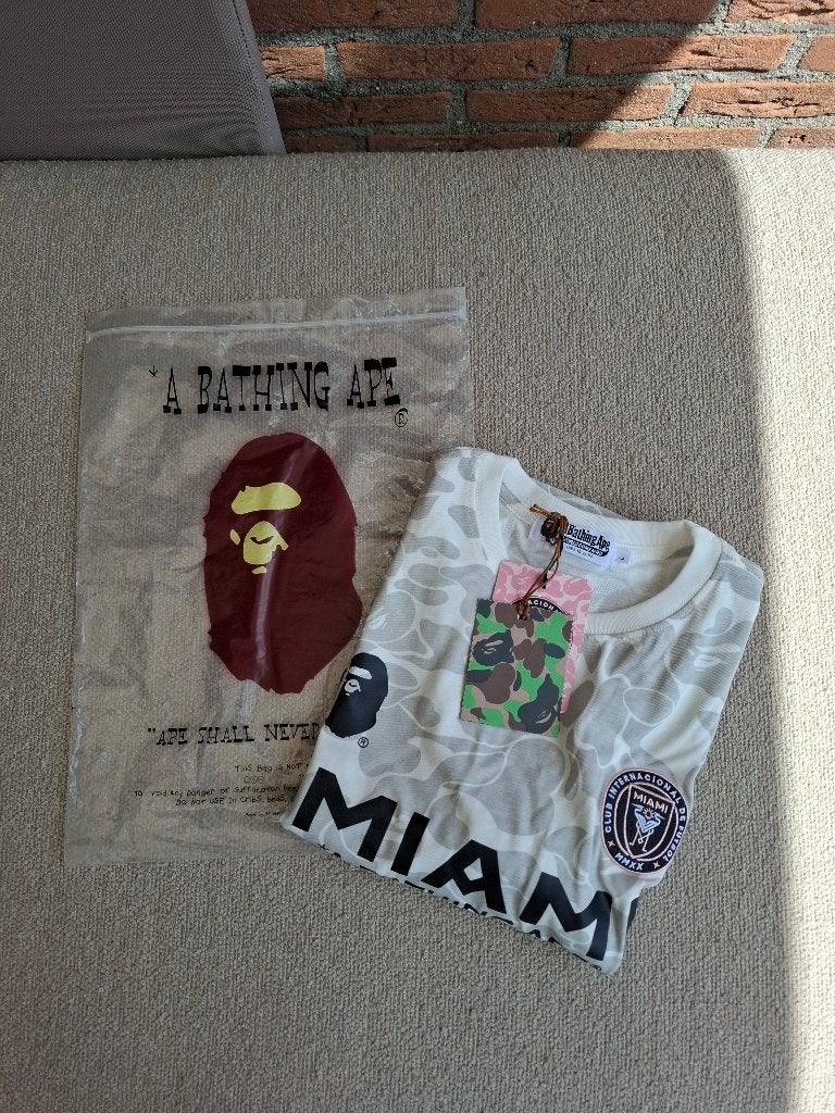 Shirt miami bape, Maat 52/54 (L), Verzenden, Nieuw, Bape