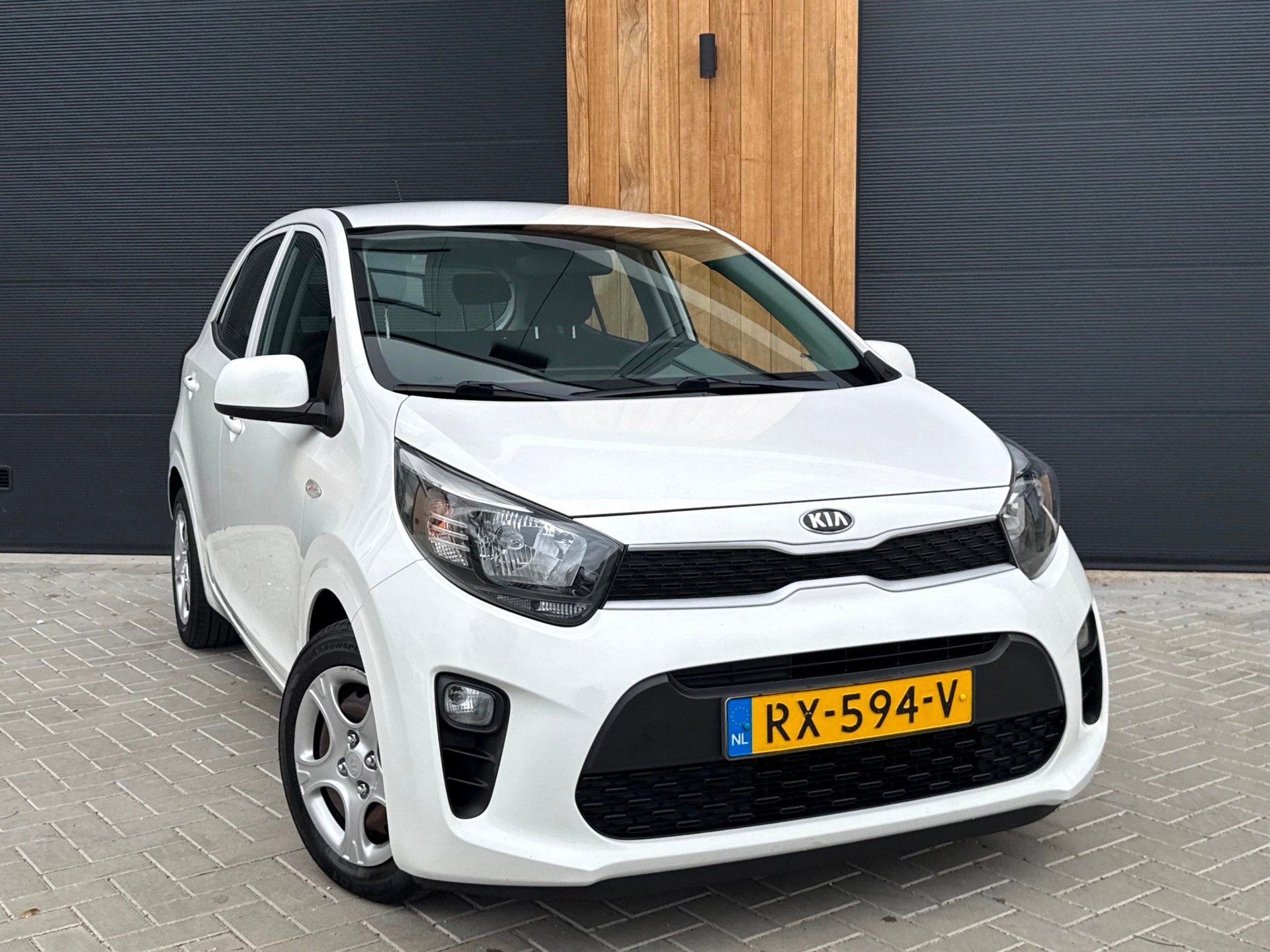 Kia Picanto 1.0 CVVT EconomyPlusLine (bj 2018) Nieuw model/A, Voorwielaandrijving, Gebruikt, 4 stoelen, Wit