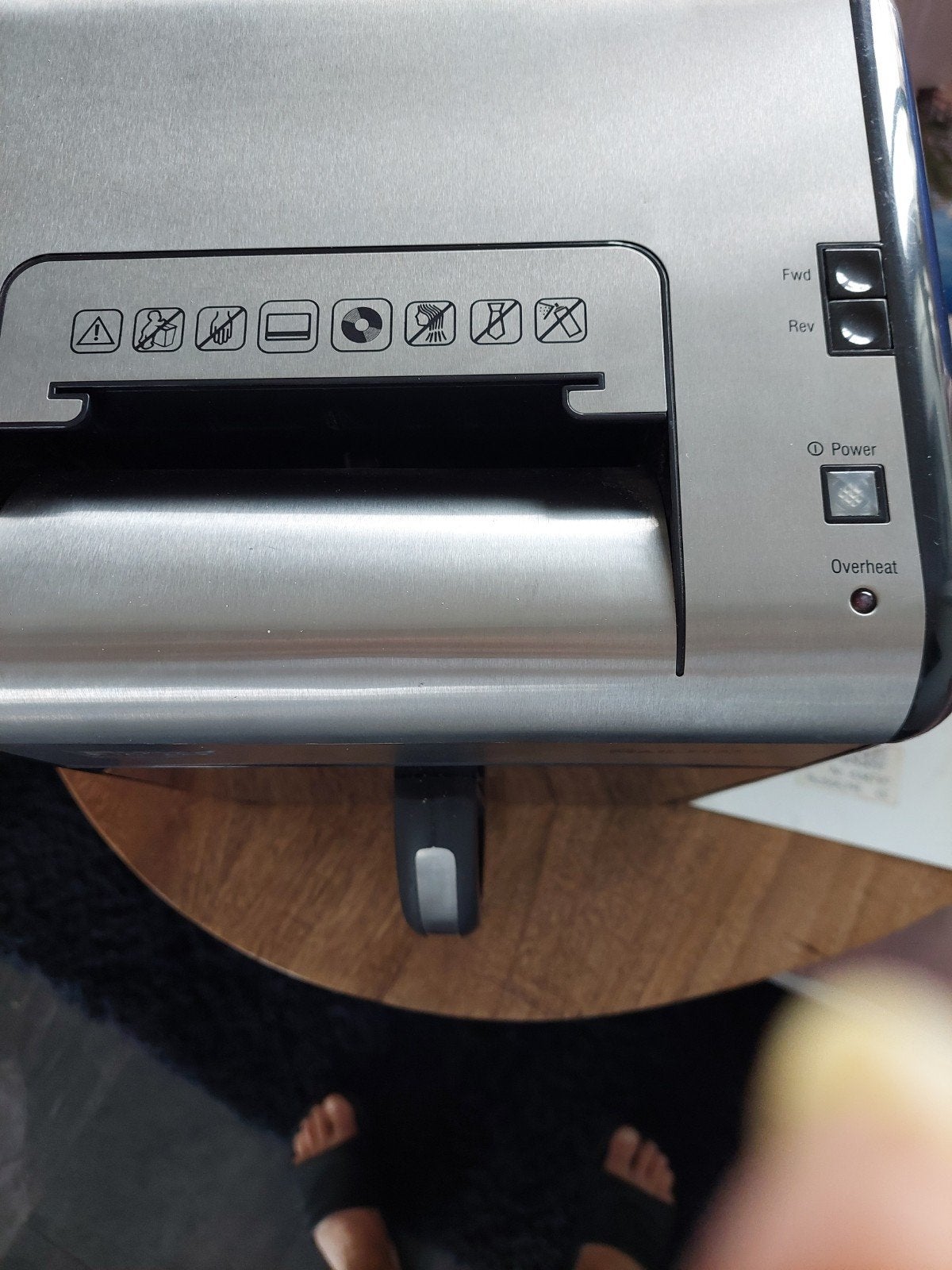 Nw papier versnipperaar shredder, Ophalen, Zo goed als nieuw