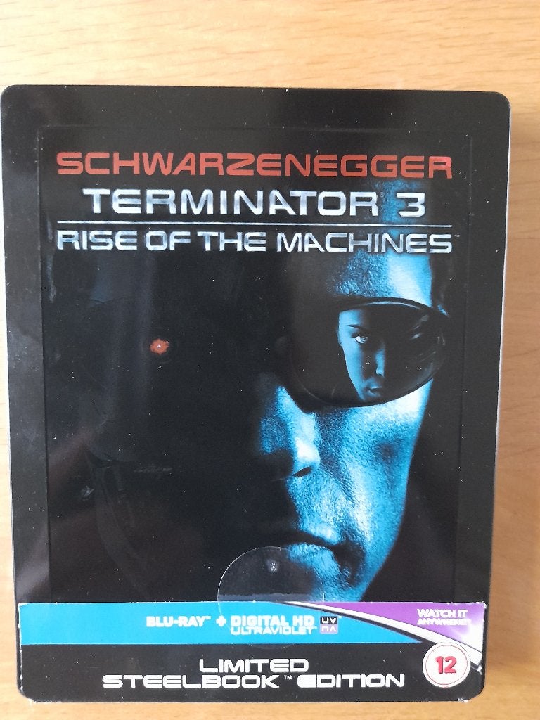 Terminator 3 Rise of the Machines zavvi steelbook, Cd's en Dvd's, Engels, Film, Science Fiction en Fantasy, Zo goed als nieuw
