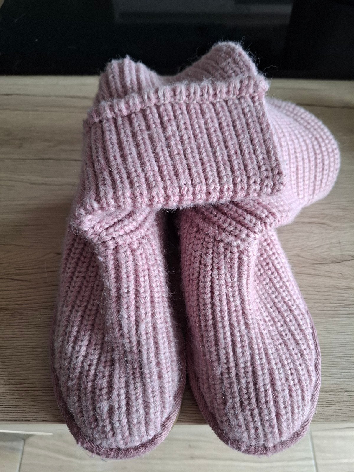Zgan roze gebreide Uggs maat 30, UGG, Meisje, Schoenen, Ophalen of Verzenden