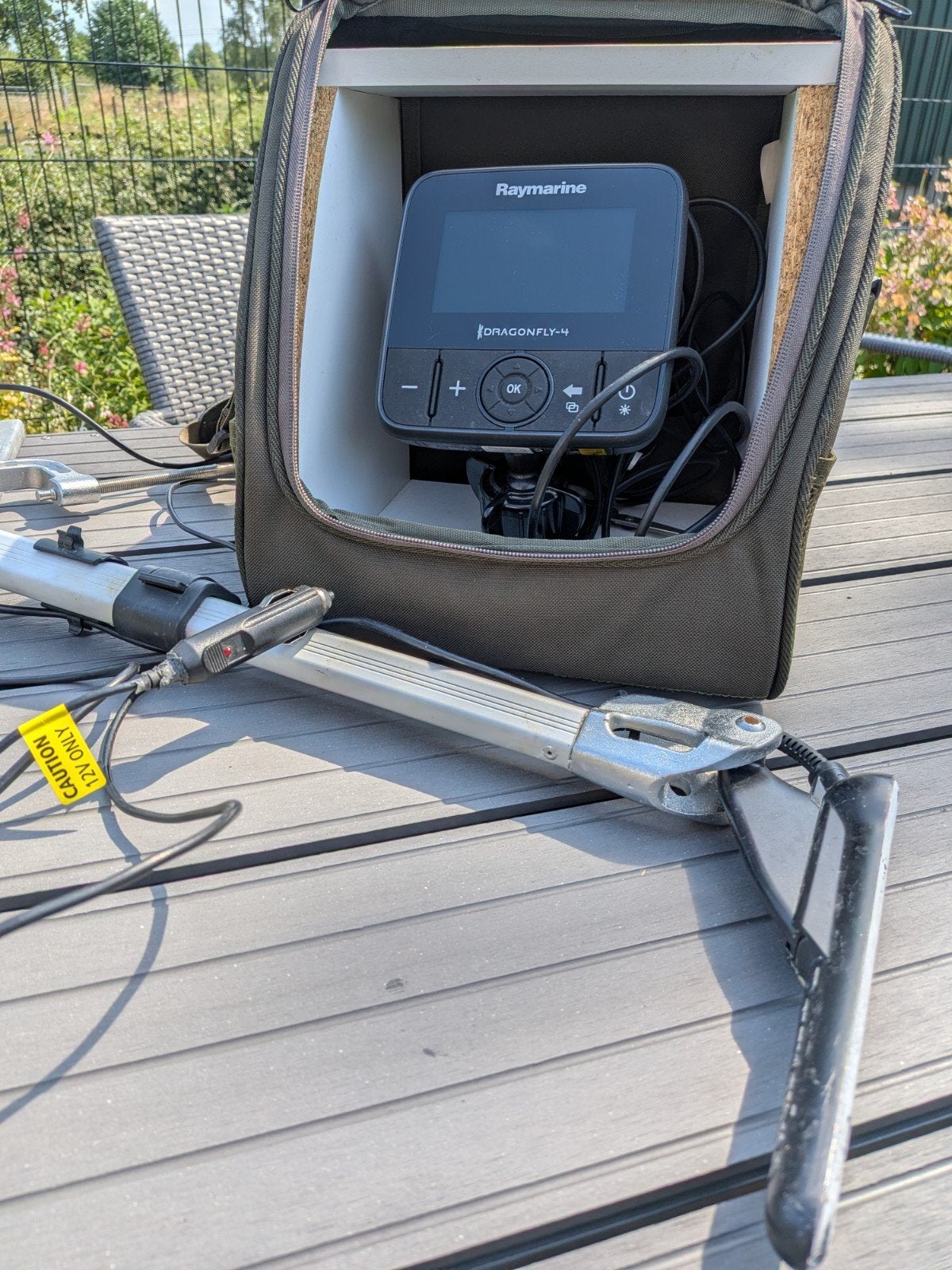 Fishfinder dieptemeter raymarine dragonfly 4 Pro, Ophalen of Verzenden, Zo goed als nieuw, Kaartplotter of Fish Finder