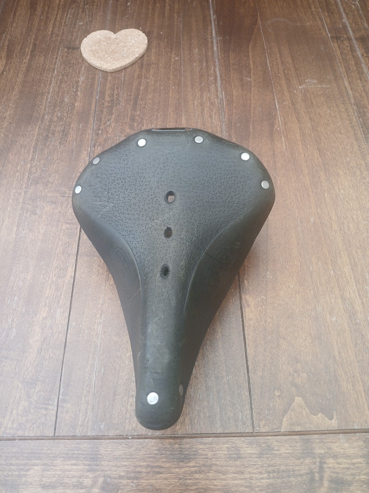 Brooks B66 Zadel - Klassiek fietszadel met veren, Gebruikt, Leer, Ophalen of Verzenden, Brooks