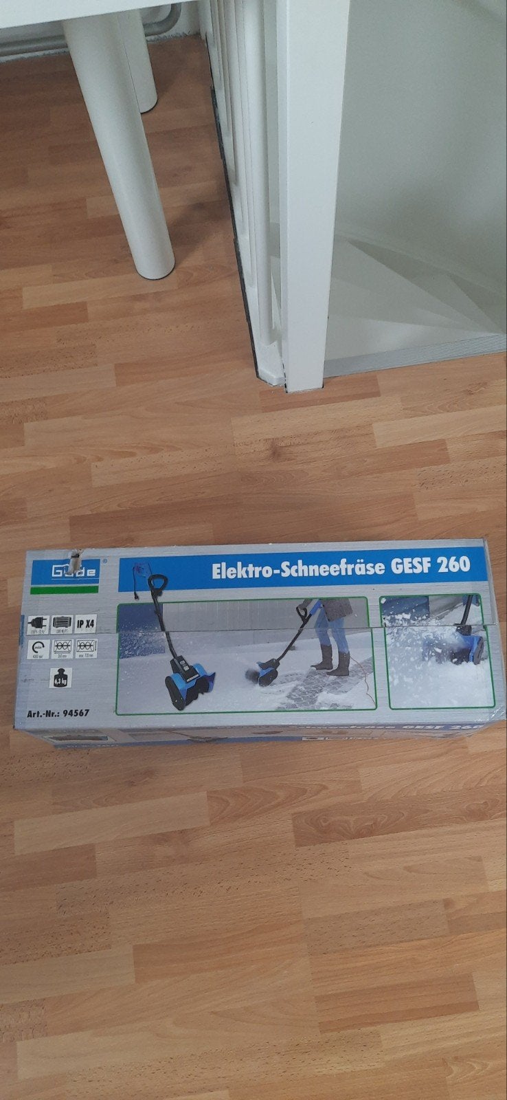 Gloednieuwe Güde GESF 260 Elektrische Sneeuwruimer, Ophalen
