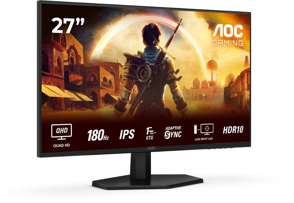 AOC Q27G42XE 1440p Monitor 180hz, Computers en Software, Monitoren, HDMI, IPS, Zo goed als nieuw, Ingebouwde speakers