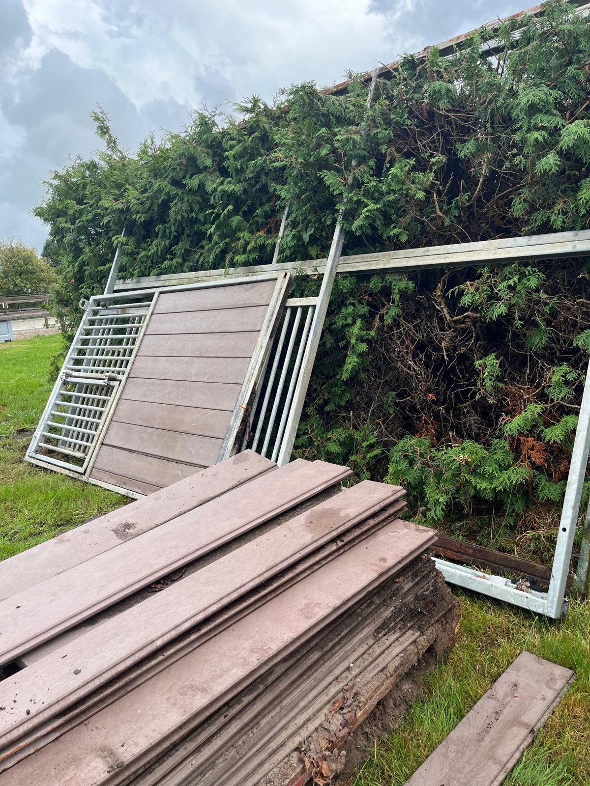 Foto 4 van Paardenbox voorwand tussenwand