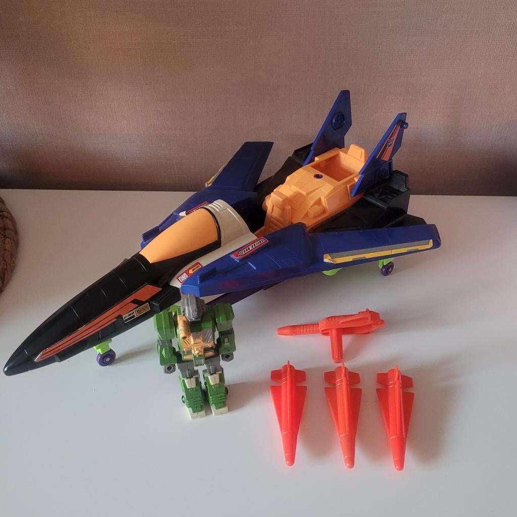 Transformers G1 Actionmasters Gutcruncher & Stratotronic Jet, G1, Ophalen of Verzenden, Gebruikt, Decepticons