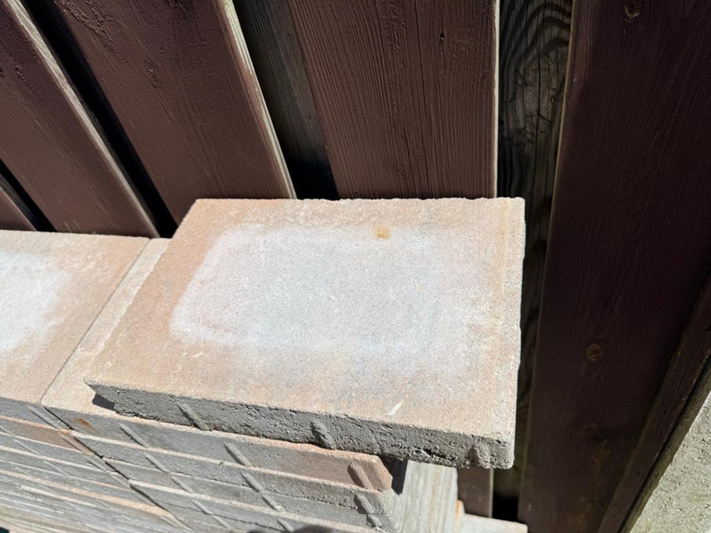 78 terrastegels, beton, gratis, Ophalen, Gebruikt, 10 m² of meer, Beton
