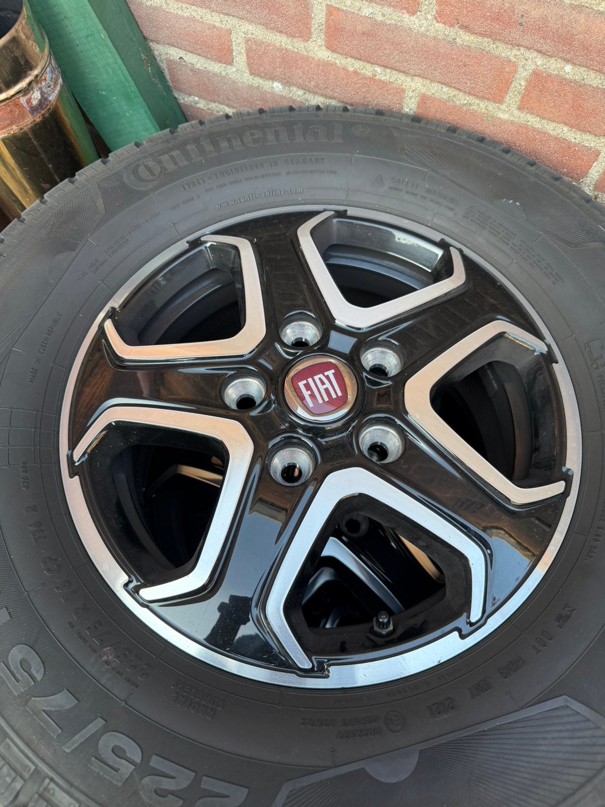 Set 16 inch fiat ducato maxi, Ophalen, Gebruikt
