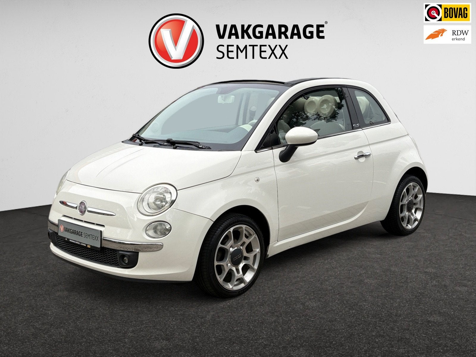 Fiat 500 C 1.2 Lounge | Cabrio | Airco | Parkeer Sensoren Ac, Voorwielaandrijving, Euro 5, Gebruikt, 4 cilinders