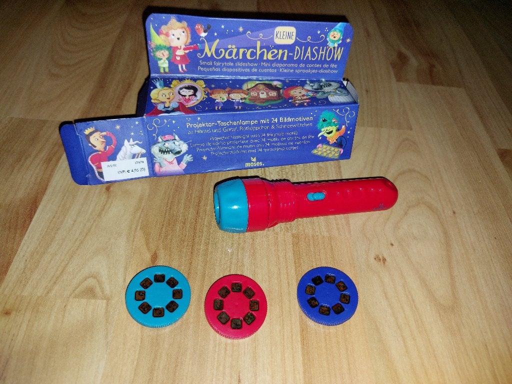 Projectie zaklampje, Kinderen en Baby's, Ophalen of Verzenden, Zo goed als nieuw, Ontdekken, Met licht