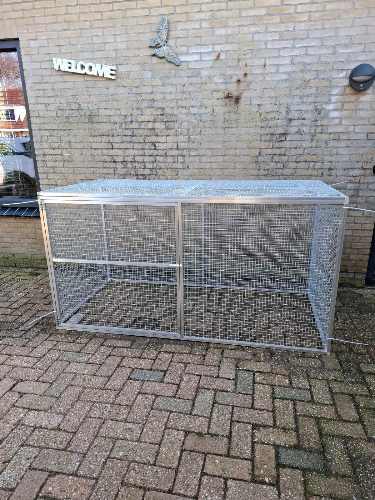 Buitenren van aluminium gazen panelen, Ophalen, 110 cm of meer, Ren, 90 cm of meer