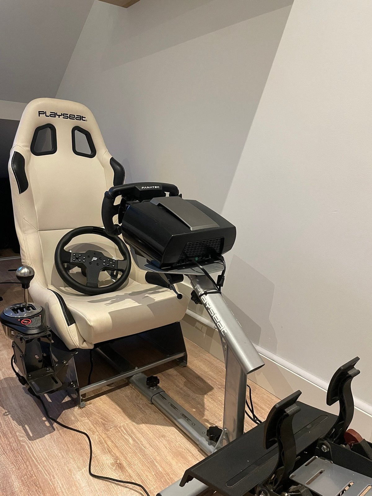 Playseat met fanatec csl elite, 1 speler, Ophalen of Verzenden, Zo goed als nieuw, Vanaf 3 jaar