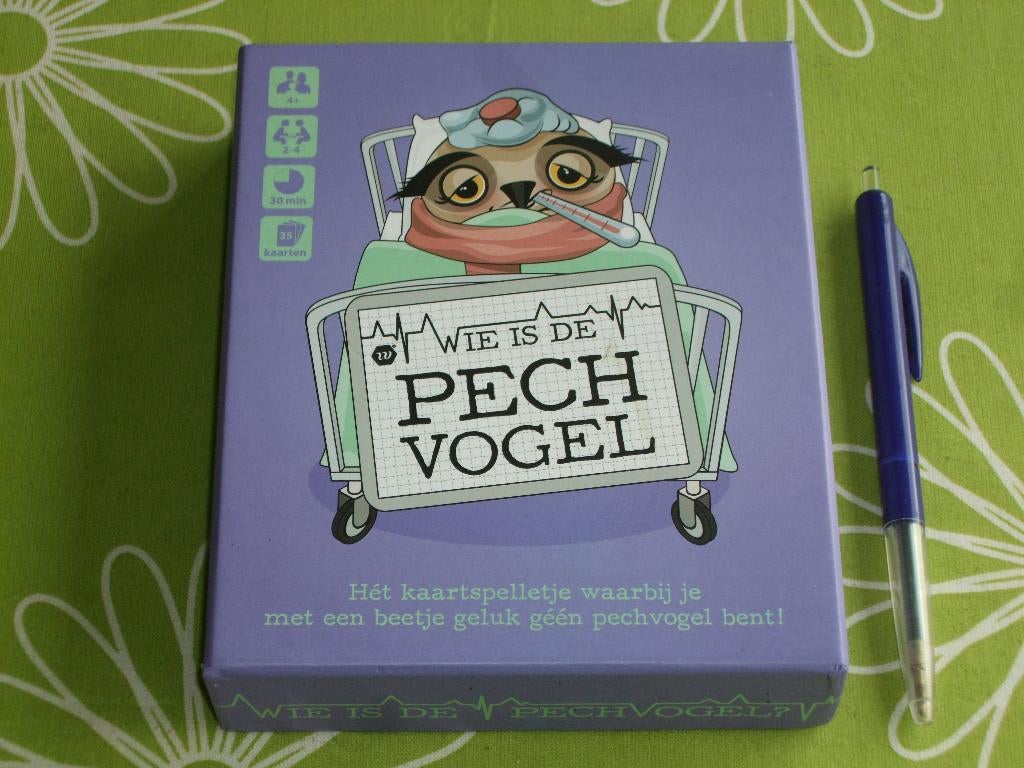 Wie is de pechvogel? - kaartspel, Een of twee spelers, Ophalen of Verzenden, Zo goed als nieuw