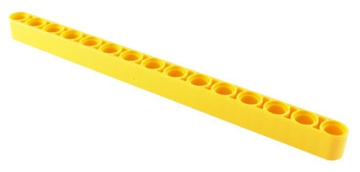 veel technic Lego hefbalken geel 15 gat, Lego, Ophalen of Verzenden, Zo goed als nieuw, Technic