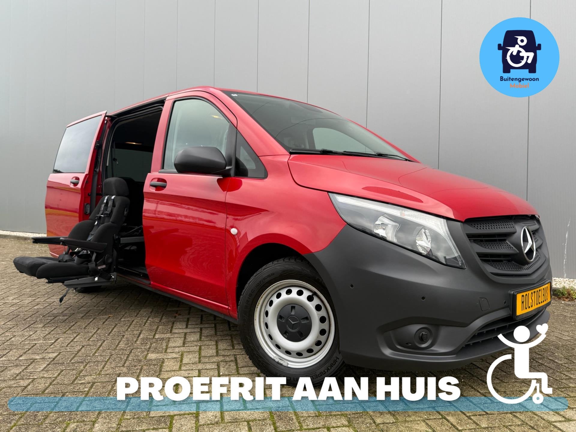 Mercedes-Benz Vito Tourer 2020 Luxe rolstoelbus (Airco) Auto, Automaat, 12 maanden, 15 km/l, Gebruikt
