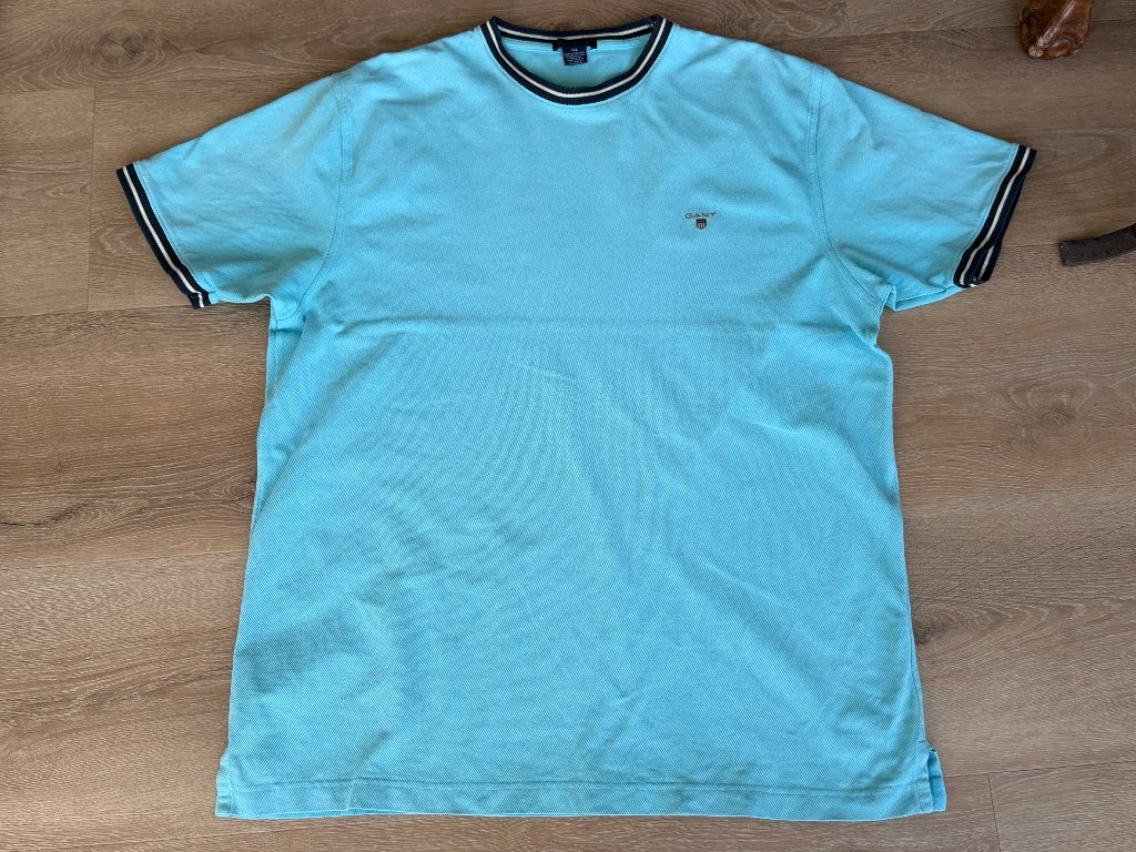 Gant. Maat XXL. Als nieuw. T-shirt., Kleding | Heren, T-shirts, Blauw, GANT, Overige maten, Ophalen of Verzenden