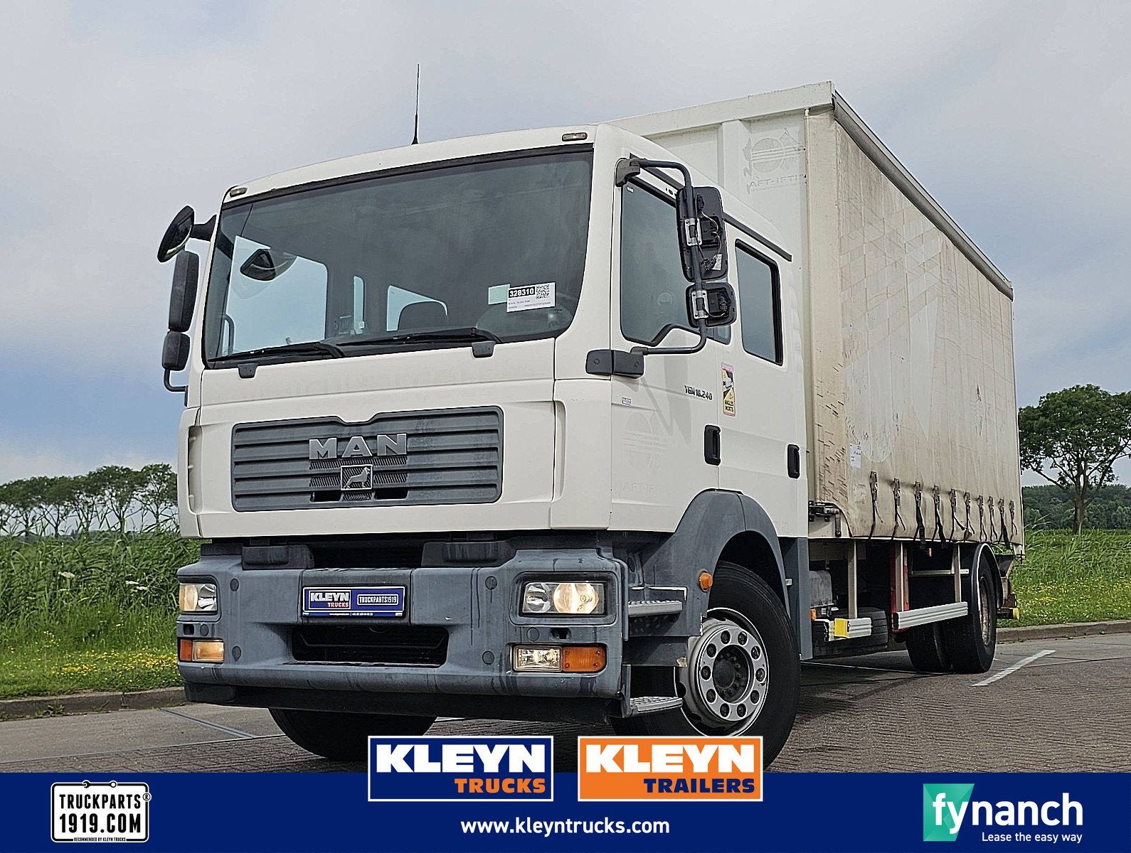 M.A.N. 18.240 TGM doka double cabin, Auto's, Elektrische buitenspiegels, MAN, Wit, Bedrijf