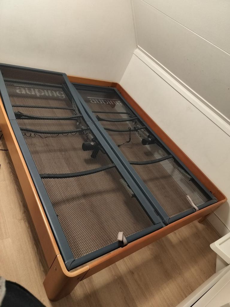 Auping auronde Verstelbare lattenbodem met bedframe, Ophalen, 85 tot 100 cm, Gebruikt, Lattenbodem